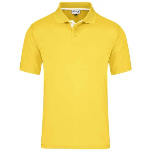 Kids Tournament Golf Shirt Yellow
